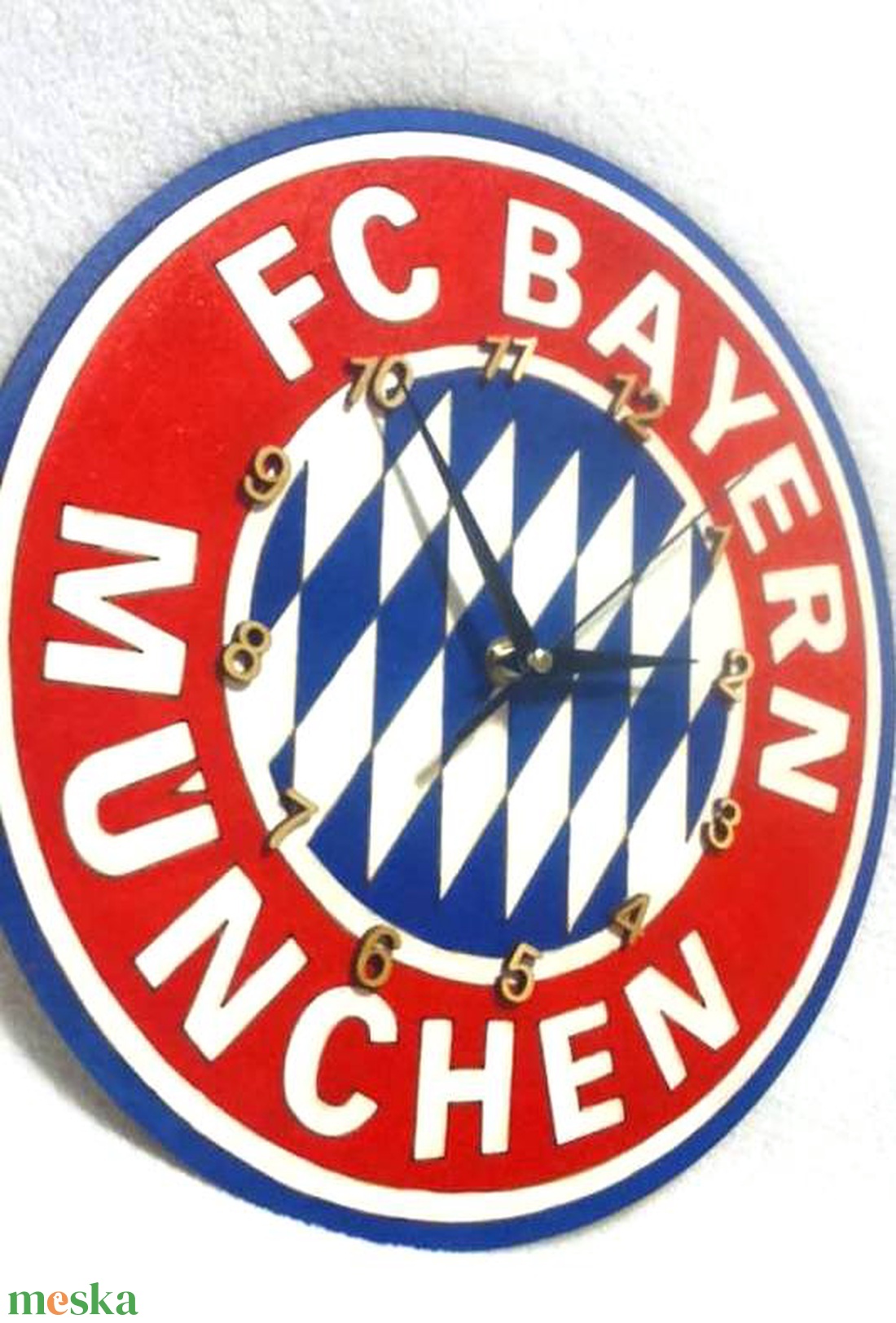 Bayern München falióra - otthon & lakás - dekoráció - fali és függő dekoráció - falióra & óra - Meska.hu