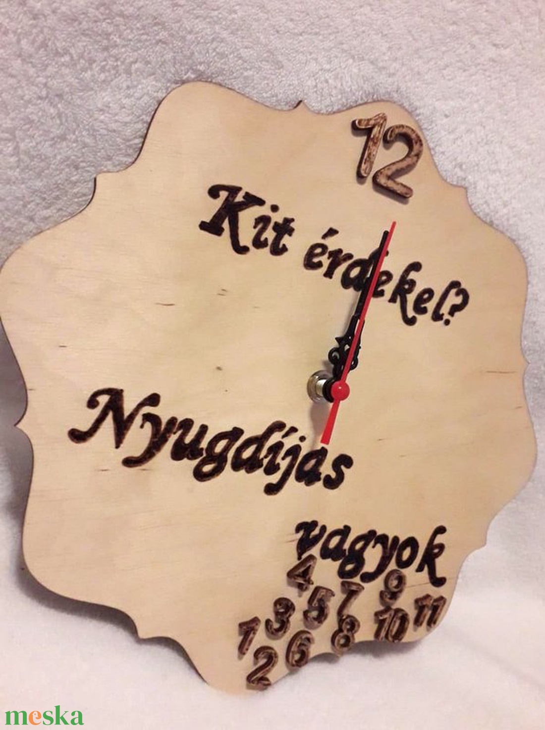 Nyugdíjas falióra - otthon & életmód - dekoráció - fali és függő dekoráció - falióra & óra - Meska.hu Nyugdíjas falióra - otthon & életmód - dekoráció - fali és függő dekoráció - falióra & óra - Meska.hu