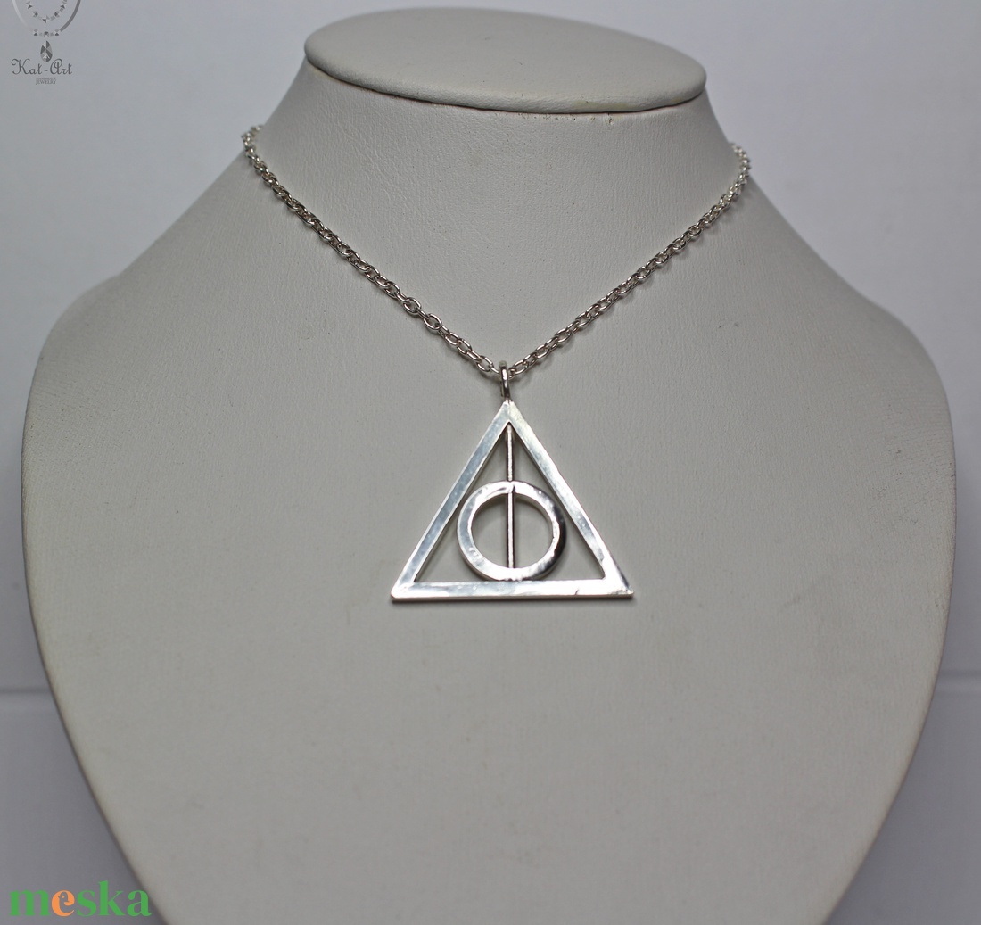 Harry Potter Halál Ereklyéi ezüst medál - ékszer - nyaklánc - medál - Meska.hu Harry Potter Halál Ereklyéi ezüst medál - ékszer - nyaklánc - medál - Meska.hu