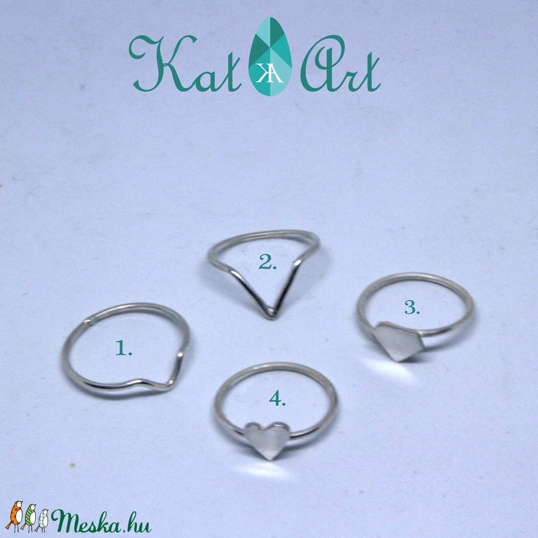 Vékony ezüst gyűrű - stacking ring - ékszer - gyűrű - vékony gyűrű - Meska.hu Vékony ezüst gyűrű - stacking ring - ékszer - gyűrű - vékony gyűrű - Meska.hu