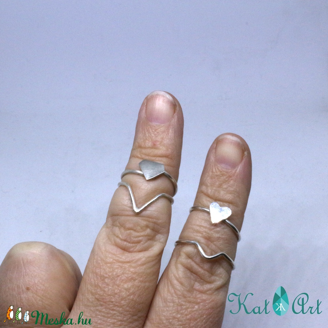 Vékony ezüst gyűrű - stacking ring - ékszer - gyűrű - vékony gyűrű - Meska.hu Vékony ezüst gyűrű - stacking ring - ékszer - gyűrű - vékony gyűrű - Meska.hu