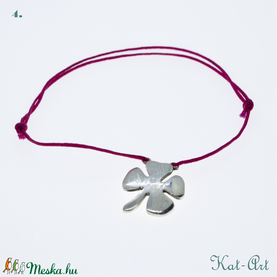 Ezüst charm - textil karkötő - ékszer - karkötő - karkötő medállal - Meska.hu Ezüst charm - textil karkötő - ékszer - karkötő - karkötő medállal - Meska.hu