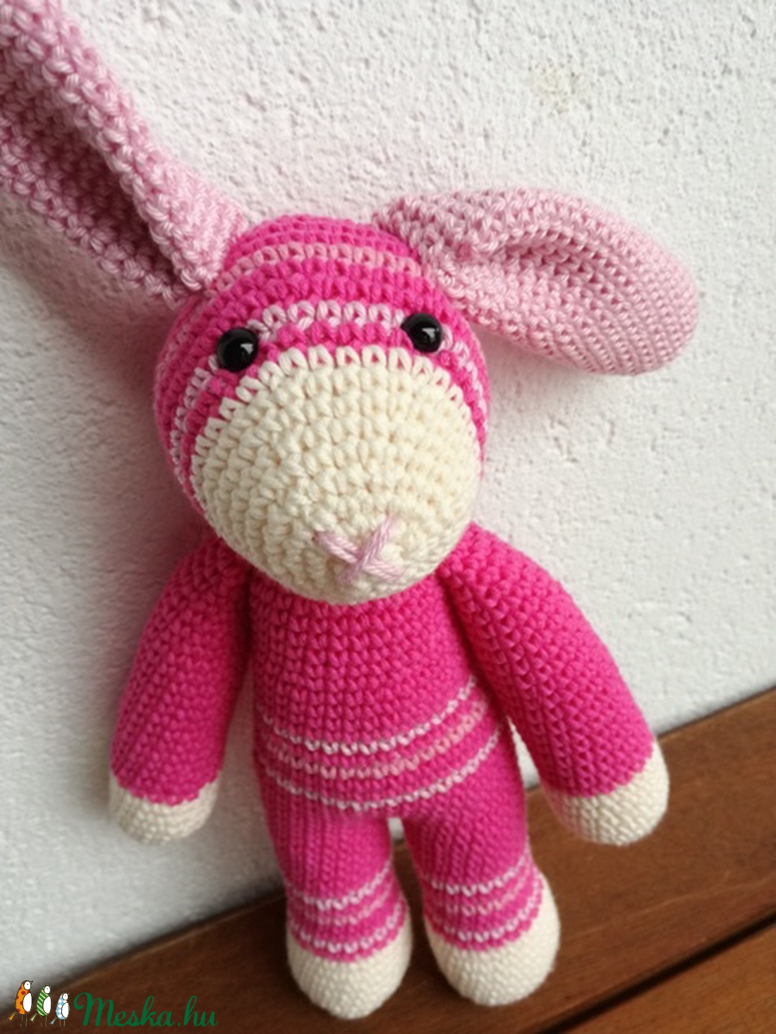 Füles - játék & sport - plüssállat & játékfigura - nyuszi - Meska.hu