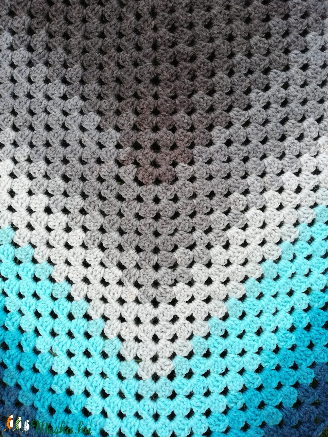 Horgolt kendő - ruha & divat - sál, sapka, kendő - kendő - Meska.hu