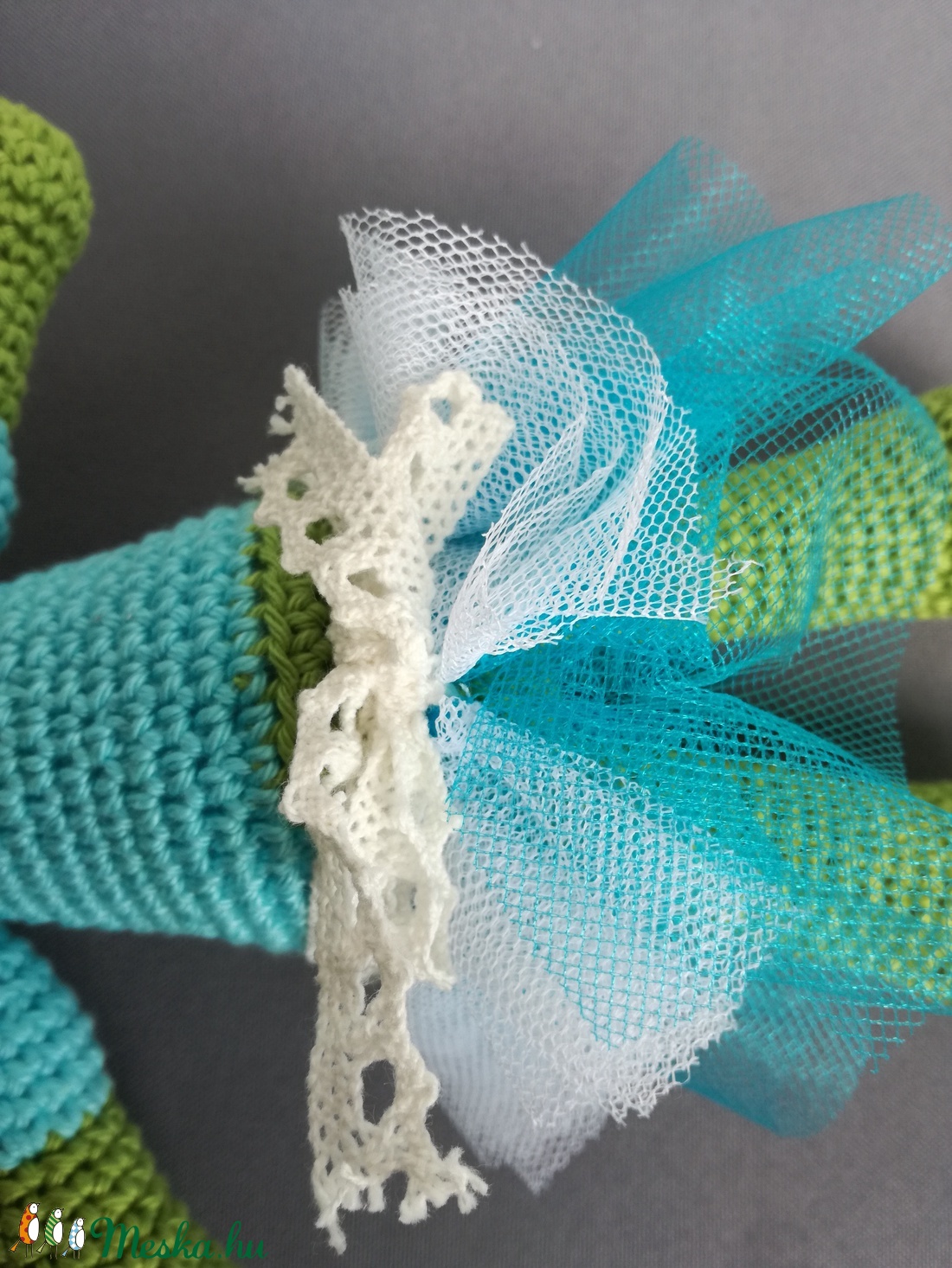 Horgolt béka tütüben - játék & sport - plüssállat & játékfigura - béka - Meska.hu