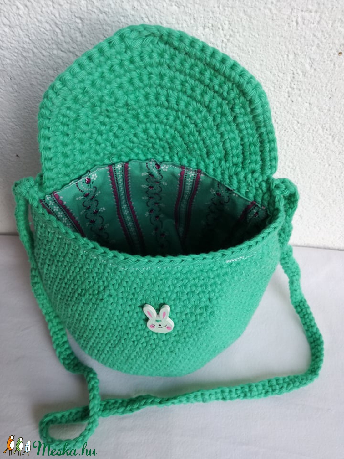 Horgolt táska, szütyő gyerekeknek - táska & tok - Meska.hu