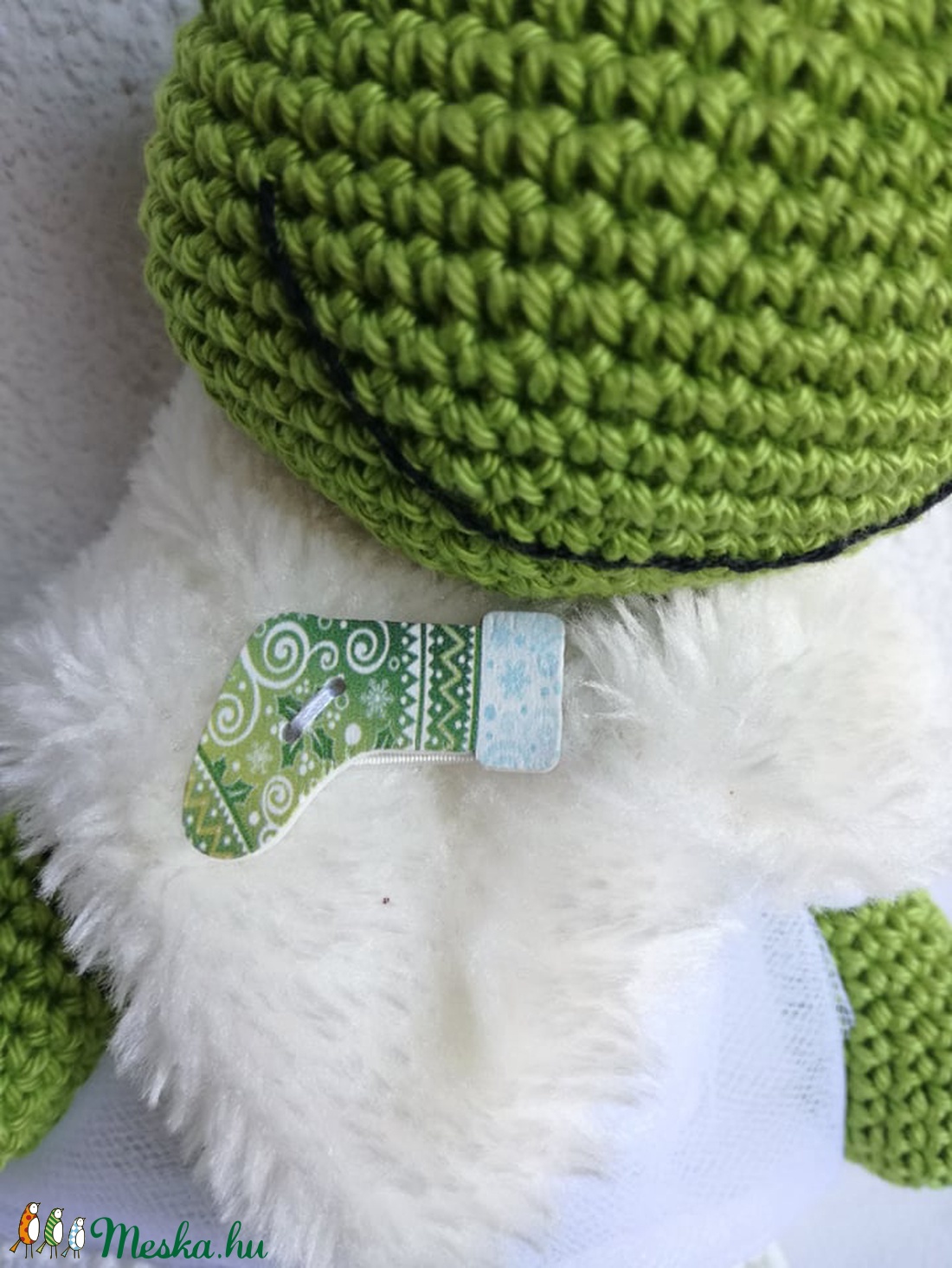 Horgolt béka - játék & sport - plüssállat & játékfigura - béka - Meska.hu