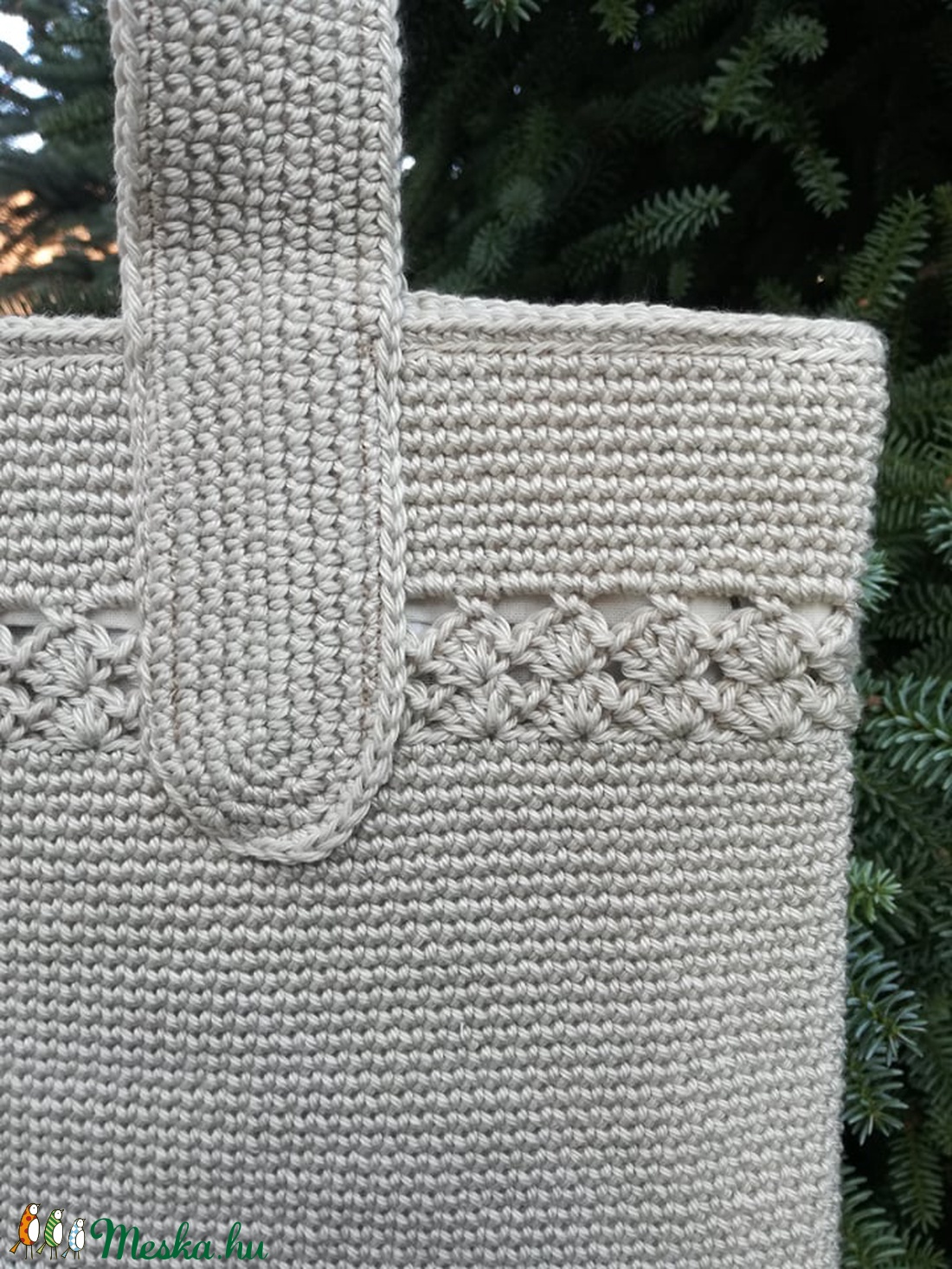 Horgolt női táska - táska & tok - kézitáska & válltáska - válltáska - Meska.hu