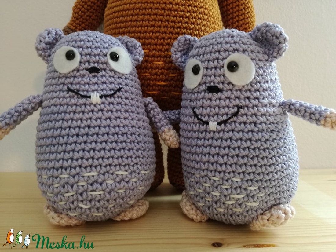 Mackó és lemmingek - játék & sport - plüssállat & játékfigura - maci - Meska.hu