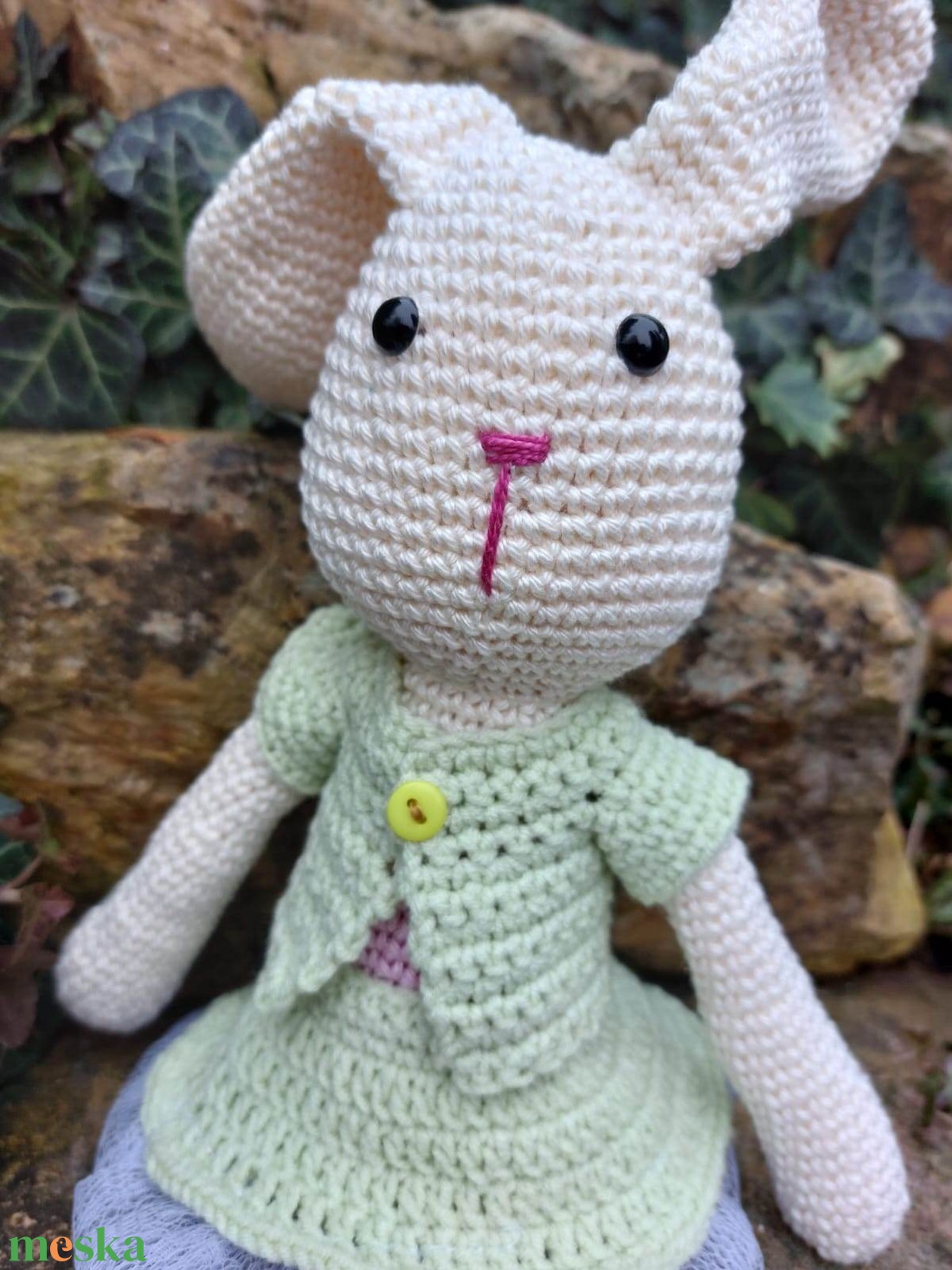 Öltöztethető nyuszi sok kiegészítővel - játék & sport - plüssállat & játékfigura - nyuszi - Meska.hu