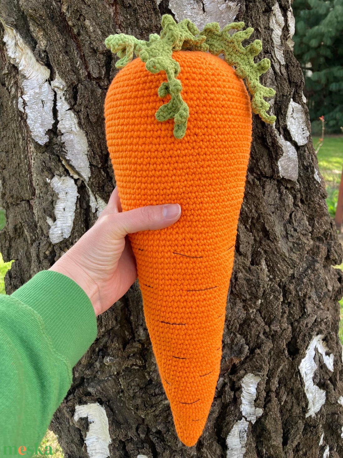 Óriás sárgarépa  - játék & sport - plüssállat & játékfigura - plüss zöldség, gyümölcs - Meska.hu