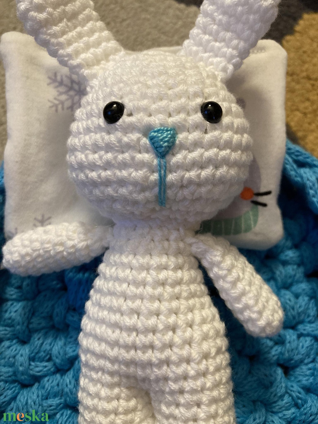 Nyuszi alszik - játék & sport - plüssállat & játékfigura - nyuszi - Meska.hu