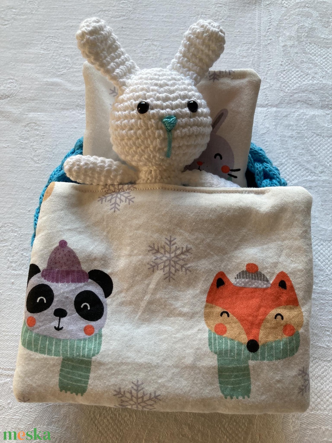 Nyuszi alszik - játék & sport - plüssállat & játékfigura - nyuszi - Meska.hu