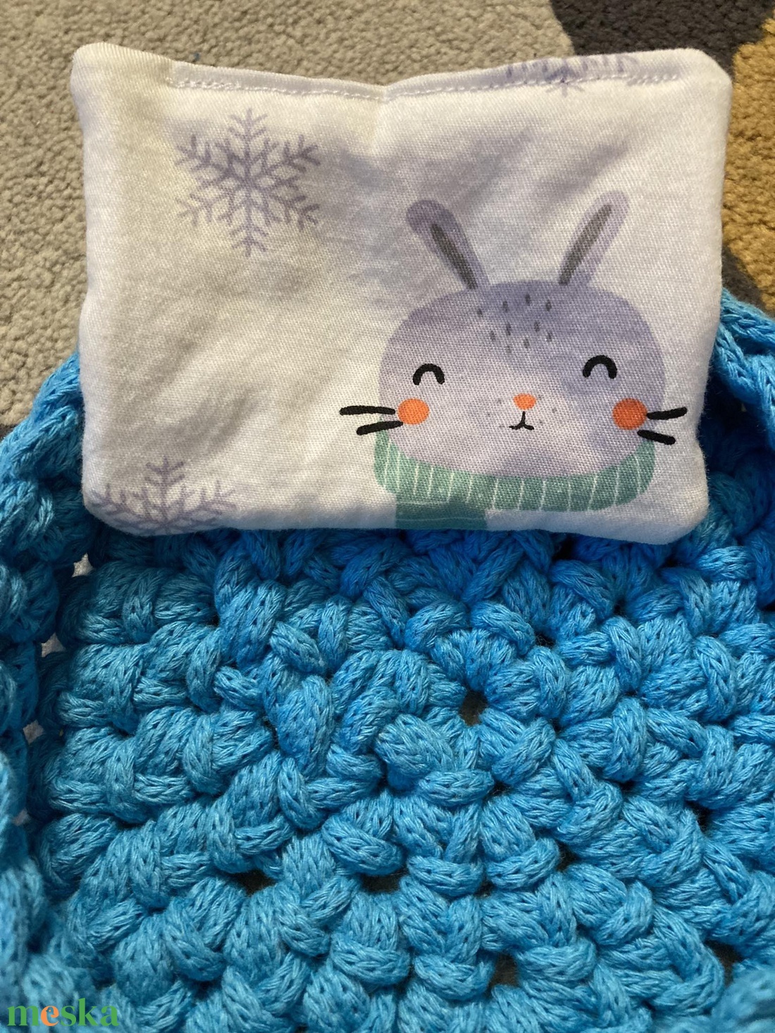 Nyuszi alszik - játék & sport - plüssállat & játékfigura - nyuszi - Meska.hu