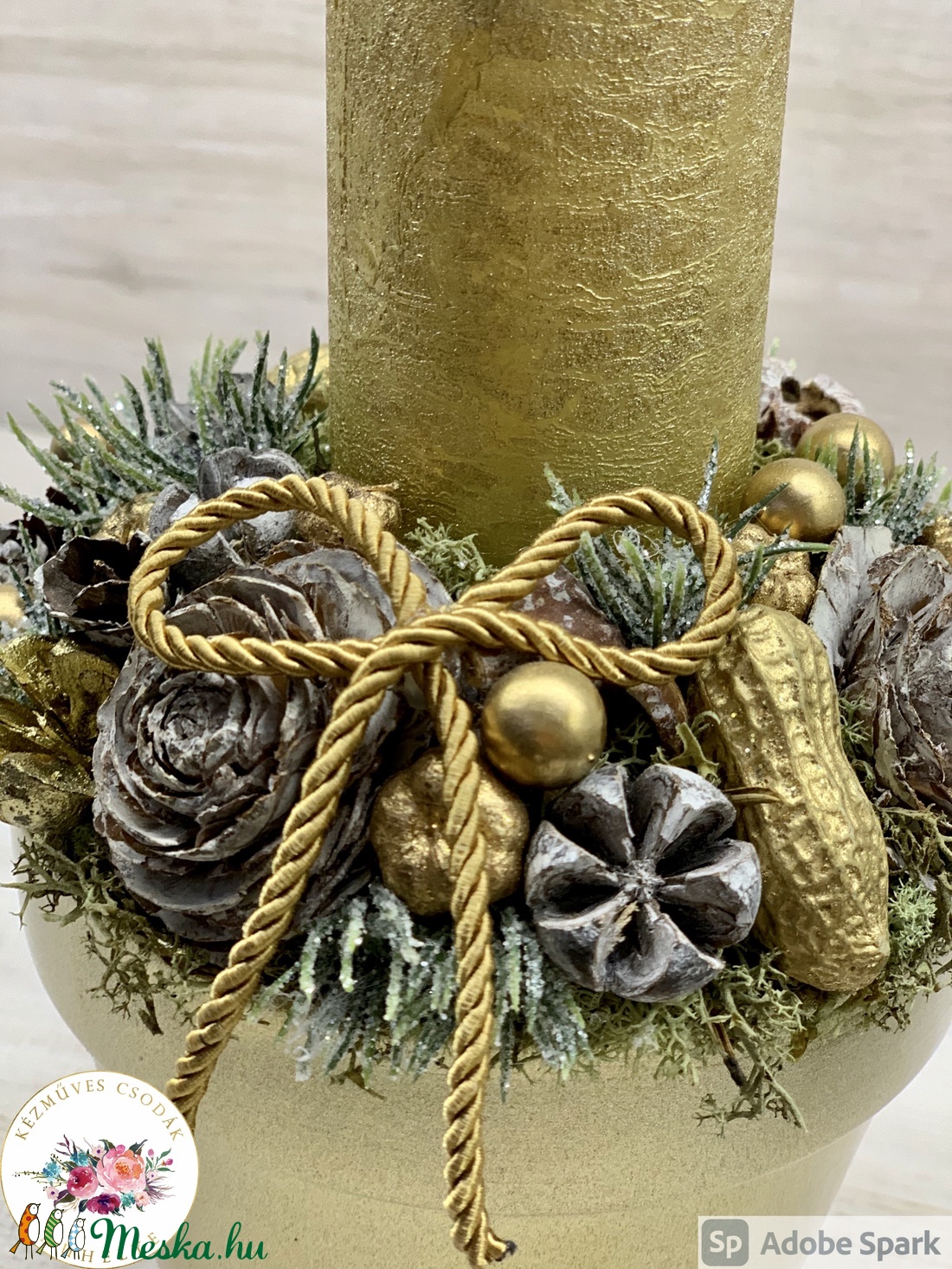 Egy gyertyás adventi - téli/karácsonyi dekoráció, asztaldísz - karácsony - karácsonyi lakásdekoráció - Meska.hu Egy gyertyás adventi - téli/karácsonyi dekoráció, asztaldísz - karácsony - karácsonyi lakásdekoráció - Meska.hu