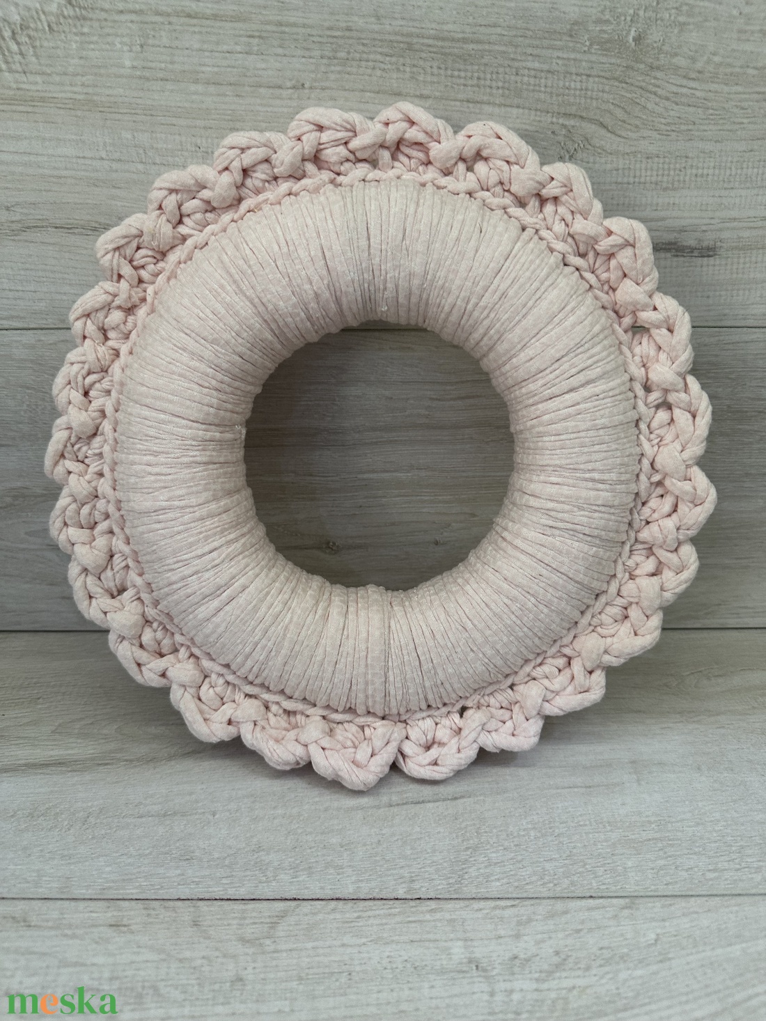 Horgolt koszorú alap - kellékek & szerszámok - dekorációs kellékek - koszorú, koszorúalap - Meska.hu