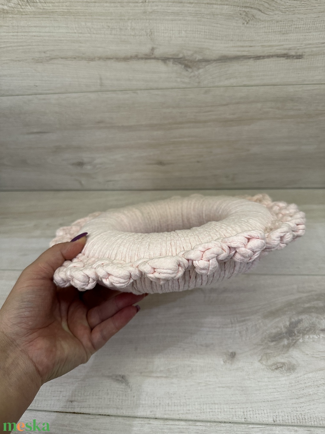 Horgolt koszorú alap - kellékek & szerszámok - dekorációs kellékek - koszorú, koszorúalap - Meska.hu