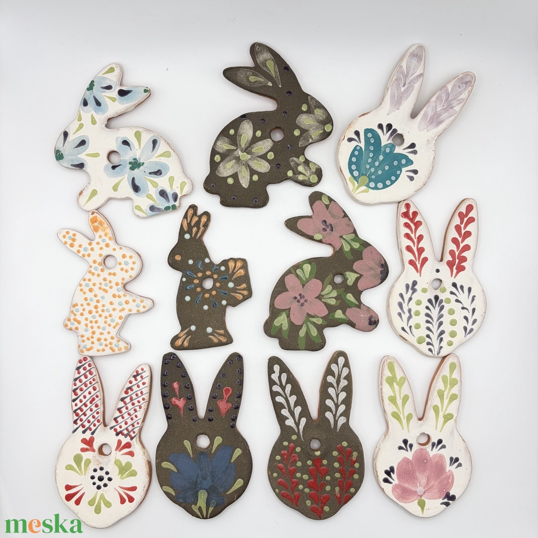 Kerámia Húsvéti díszek - ünnepi díszek, dekorációk - húsvéti díszek és dekorációk - húsvéti tojásfadíszek - Meska.hu