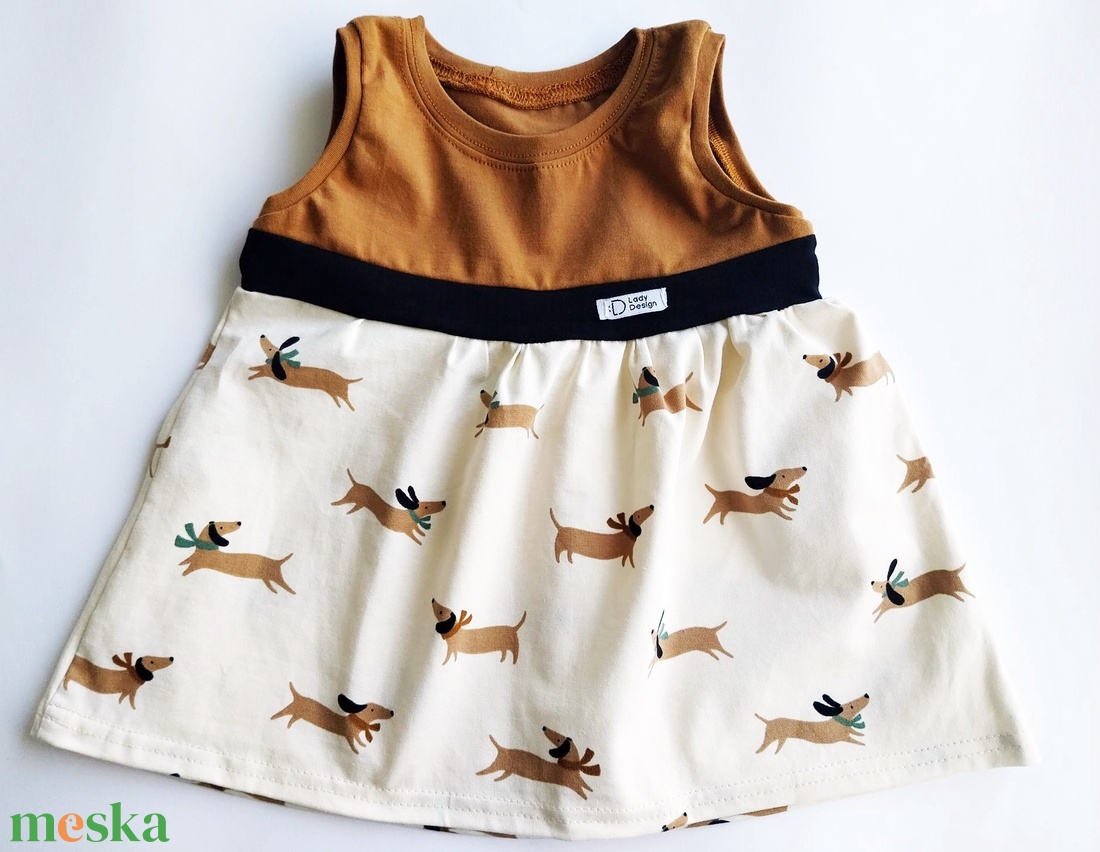 Tacskós kislány ruha  - ruha & divat - gyerekruha - szoknya - Meska.hu