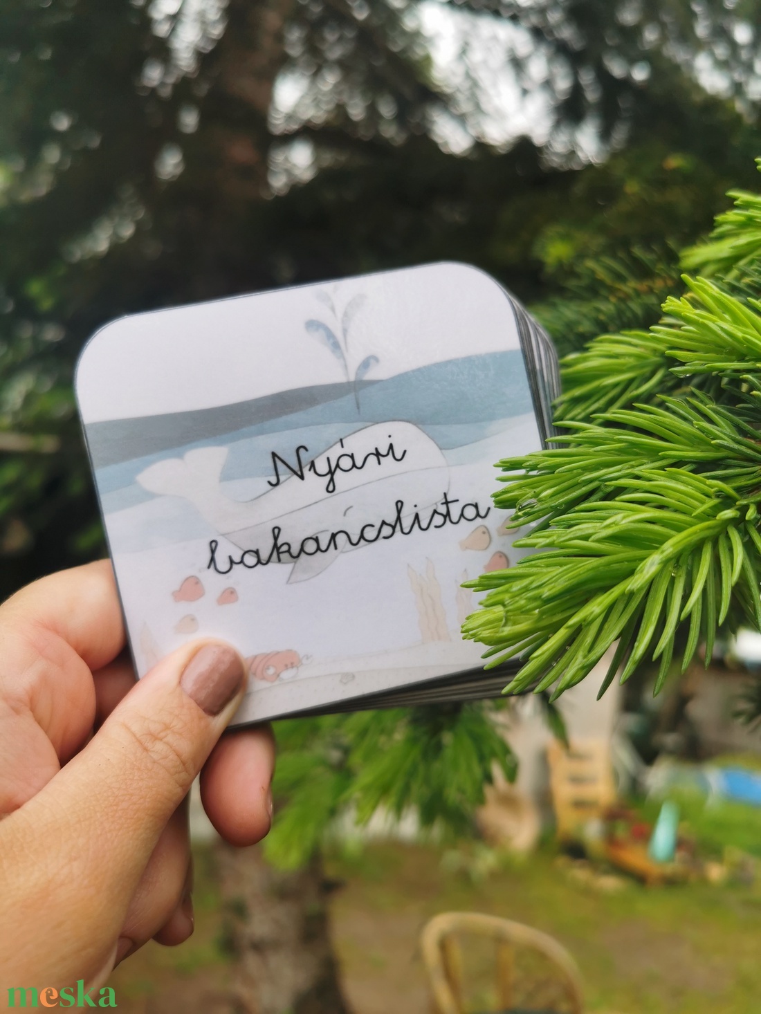 Nyári bakancslista (bálnás) - játék & sport - táblajáték és kártyajáték - kártya - Meska.hu