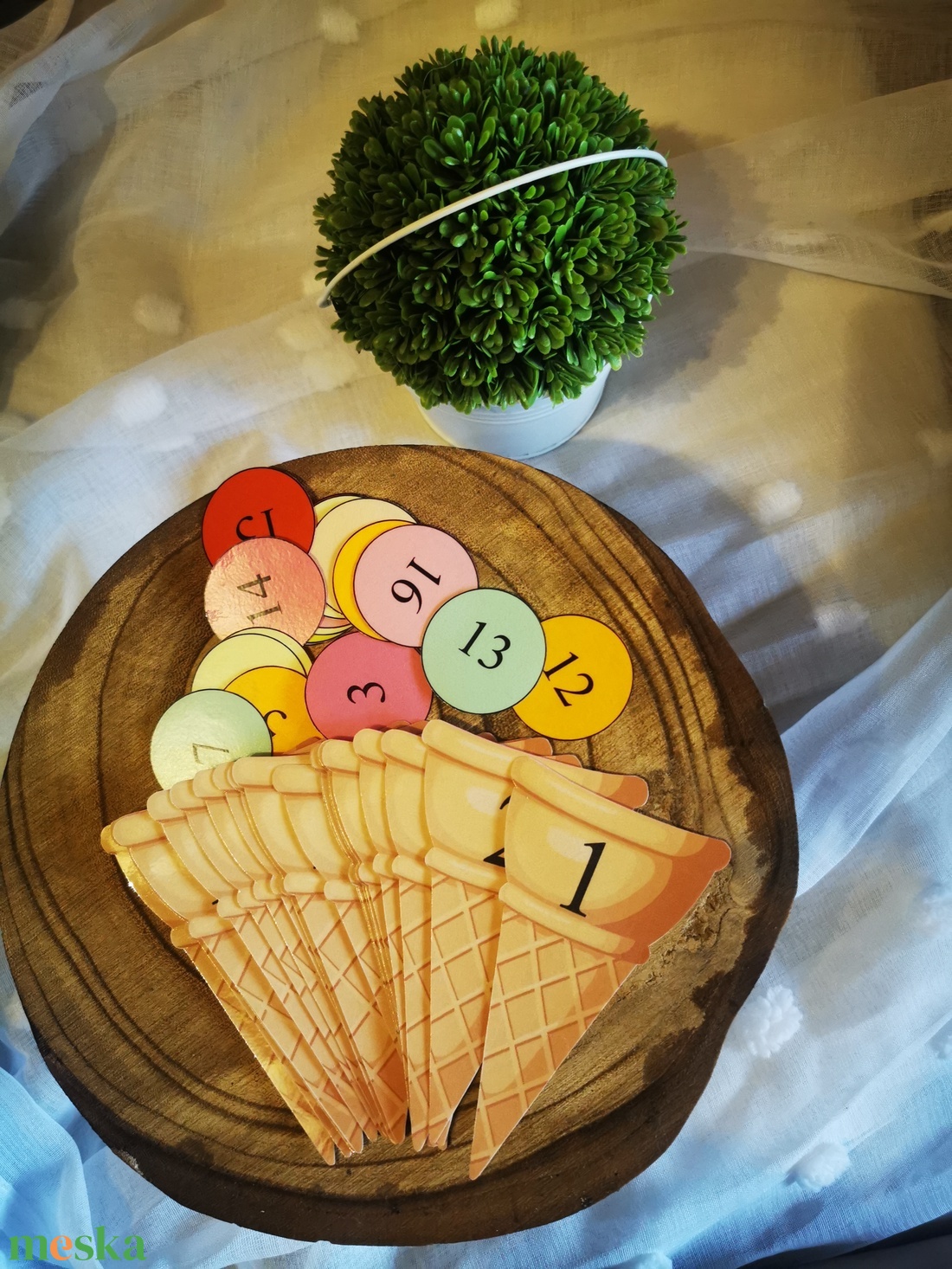 Fagyis számoló - játék & sport - készségfejlesztő és logikai játék - logikai játékok - Meska.hu