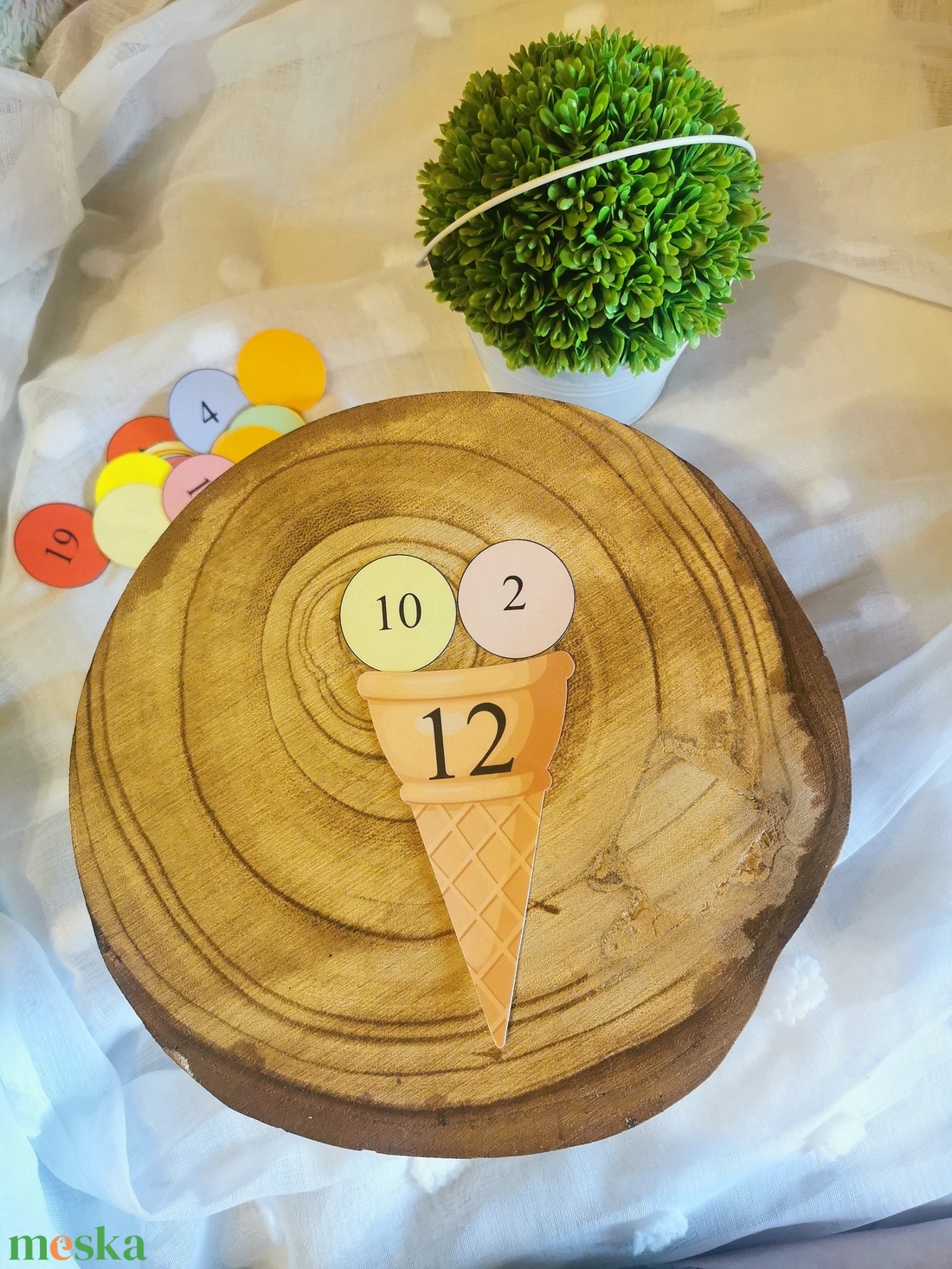 Fagyis számoló - játék & sport - készségfejlesztő és logikai játék - logikai játékok - Meska.hu