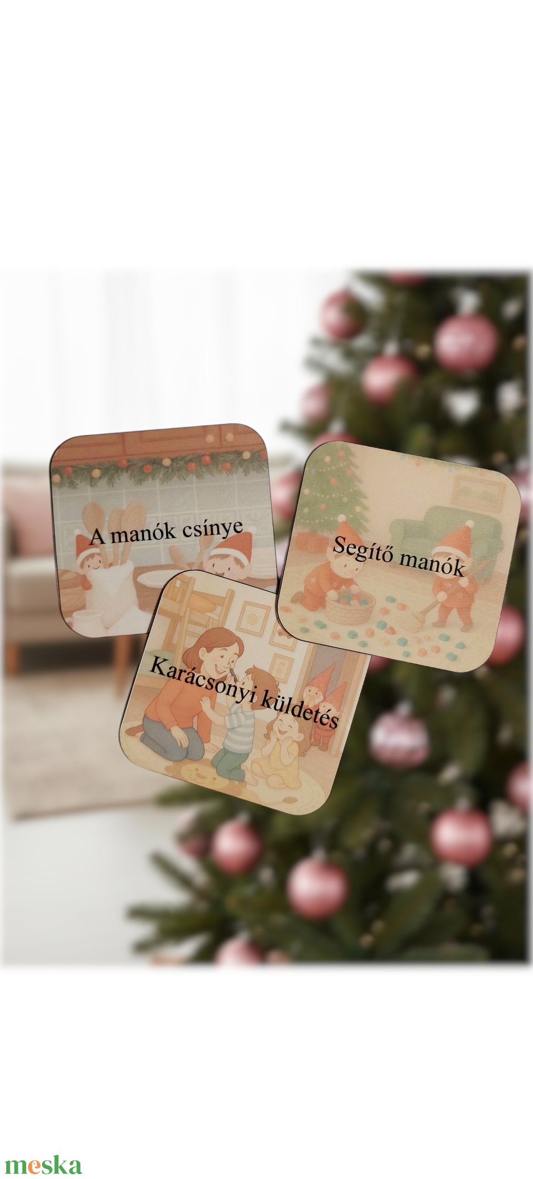 Manó csíny kártyacsomag  - játék & sport - táblajáték és kártyajáték - kártya - Meska.hu