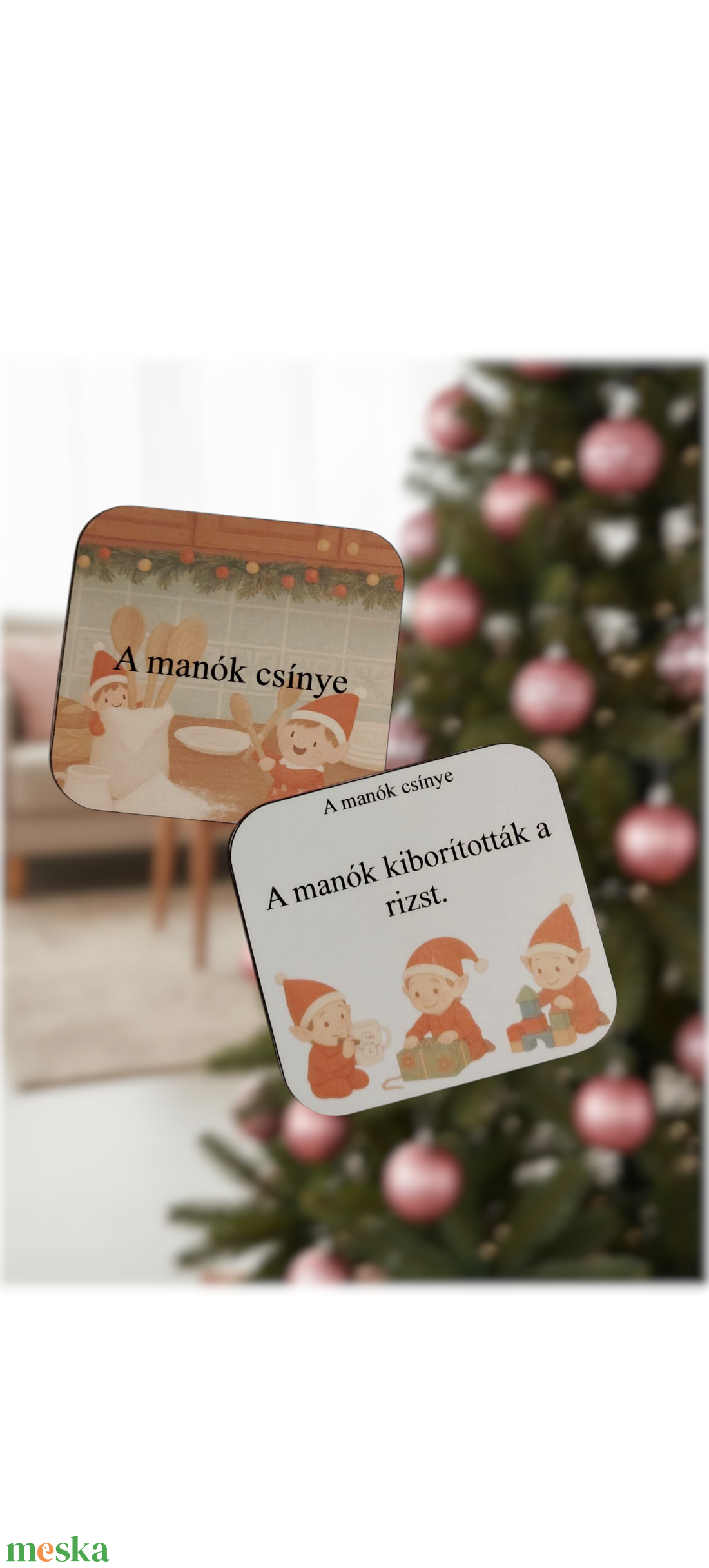 Manó csíny kártyacsomag  - játék & sport - táblajáték és kártyajáték - kártya - Meska.hu