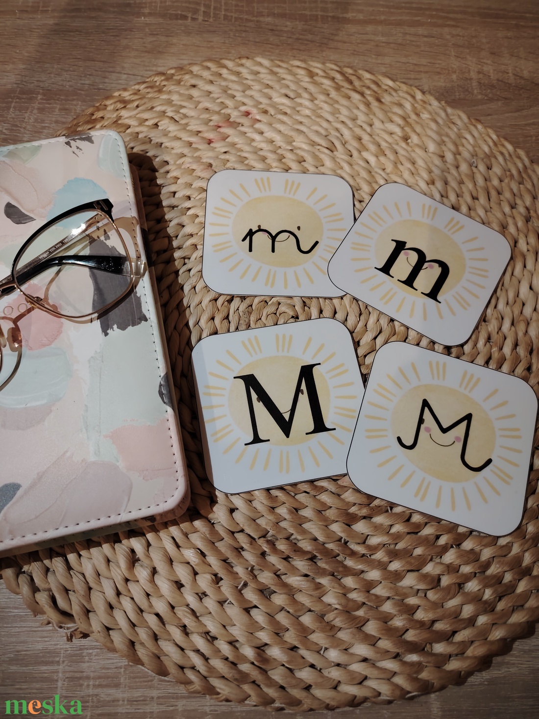 Ábécé párkereső/szókirakó  - játék & sport - készségfejlesztő és logikai játék - memória játékok - Meska.hu