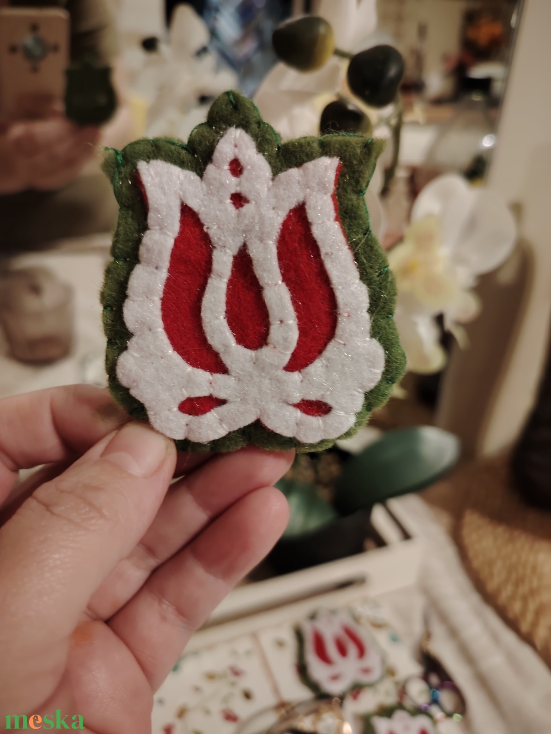 Ünnepi kokárda (Március 15.) - ékszer - kitűző és bross - Meska.hu