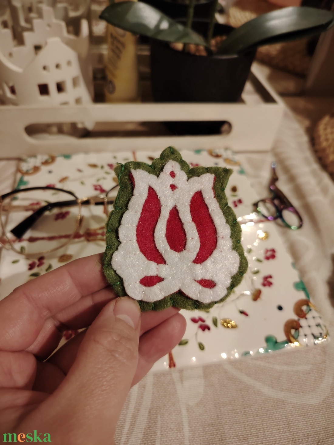 Ünnepi kokárda (Március 15.) - ékszer - kitűző és bross - Meska.hu