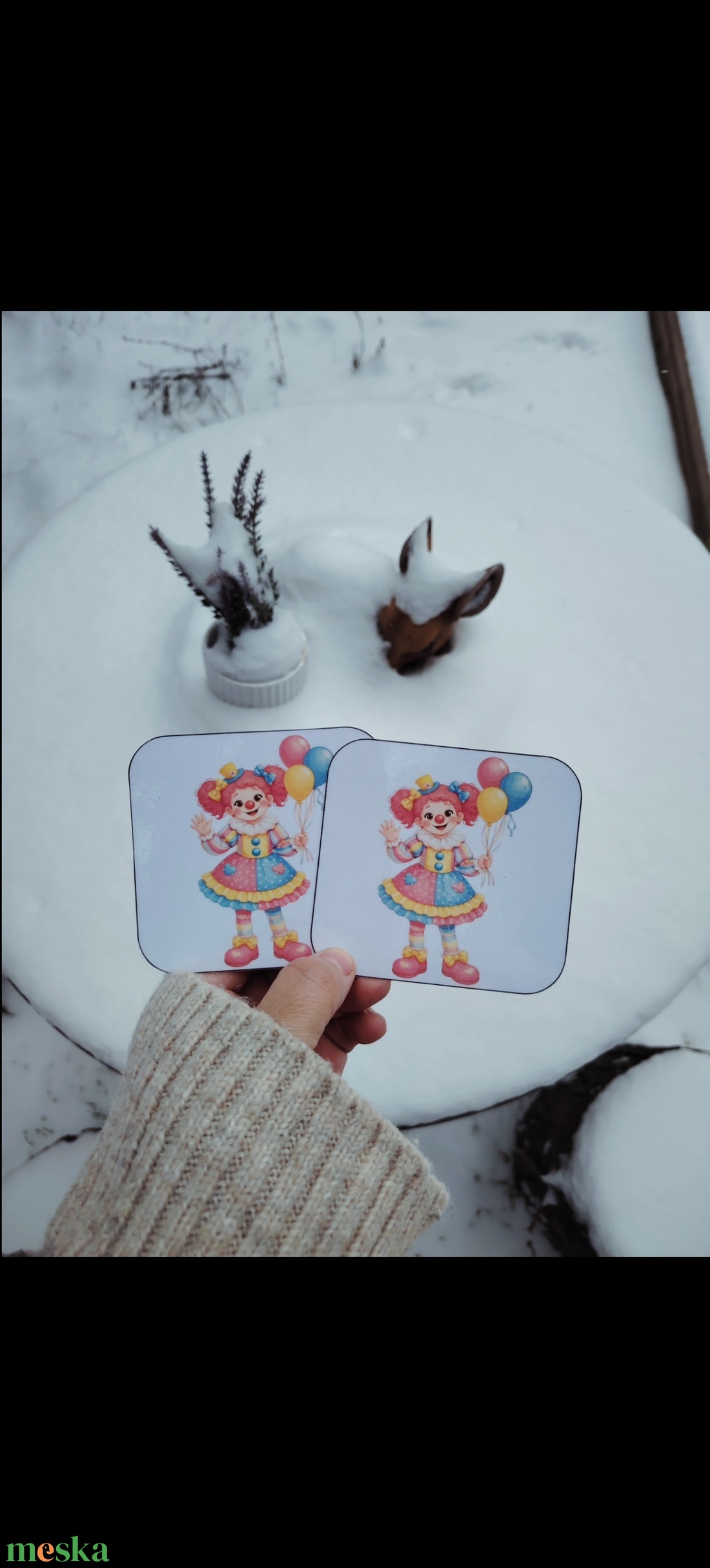 Farsangi bohóc memória  - játék & sport - készségfejlesztő és logikai játék - memória játékok - Meska.hu