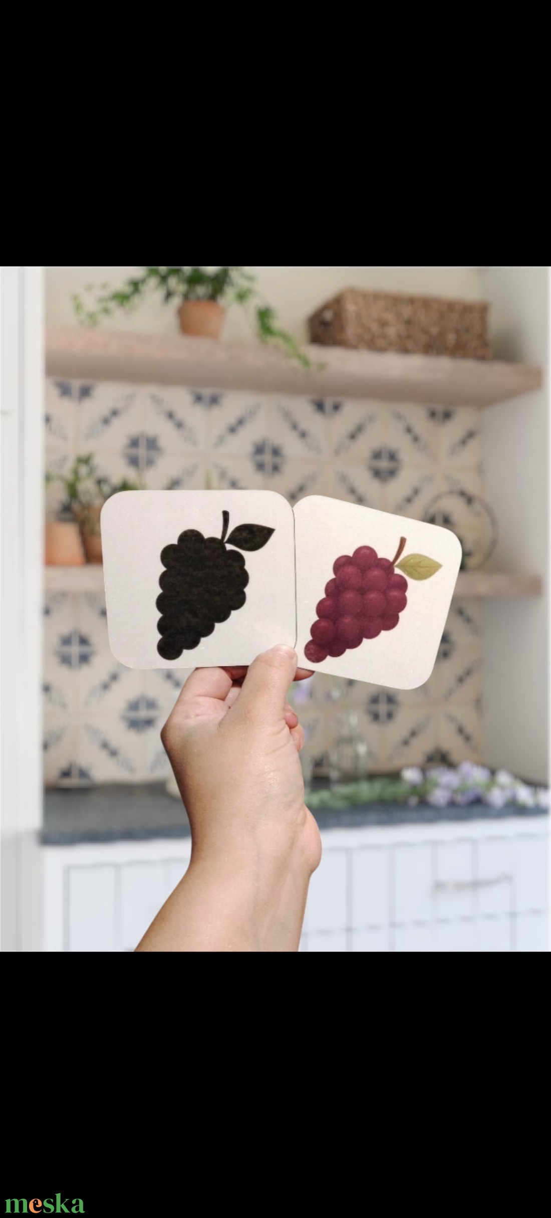 Zöldség-gyümölcs árnyékkereső  - játék & sport - készségfejlesztő és logikai játék - oktató játékok - Meska.hu