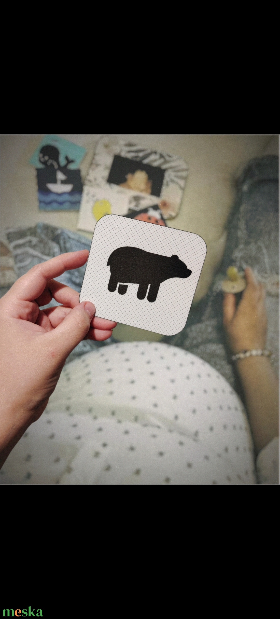 Kontraszt kártyacsomag babáknak - baba - mama - babafotózás - babafotózási kellékek - Meska.hu