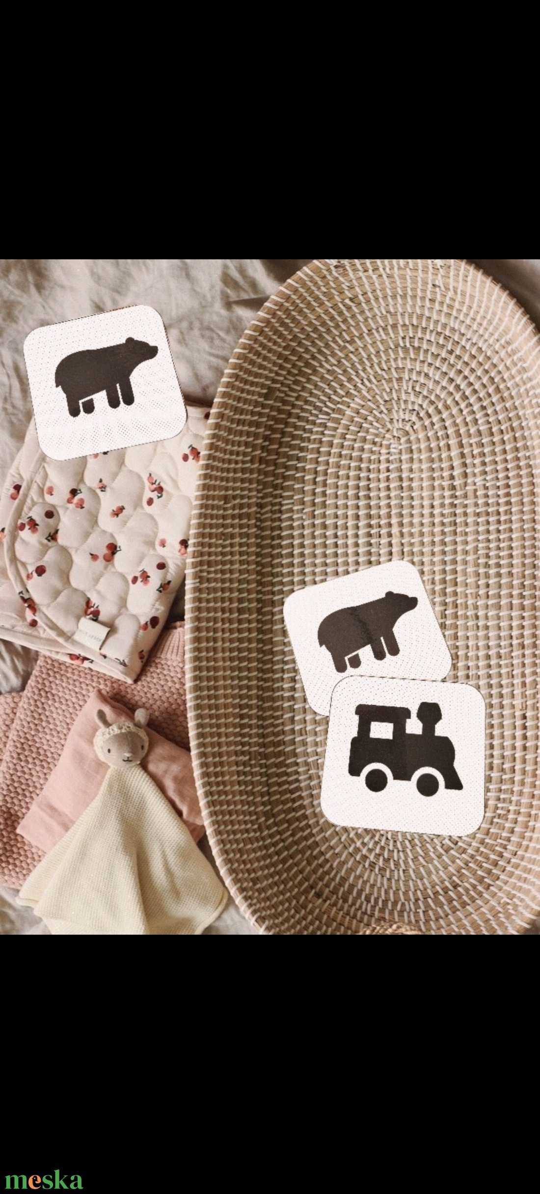 Kontraszt kártyacsomag babáknak - baba - mama - babafotózás - babafotózási kellékek - Meska.hu