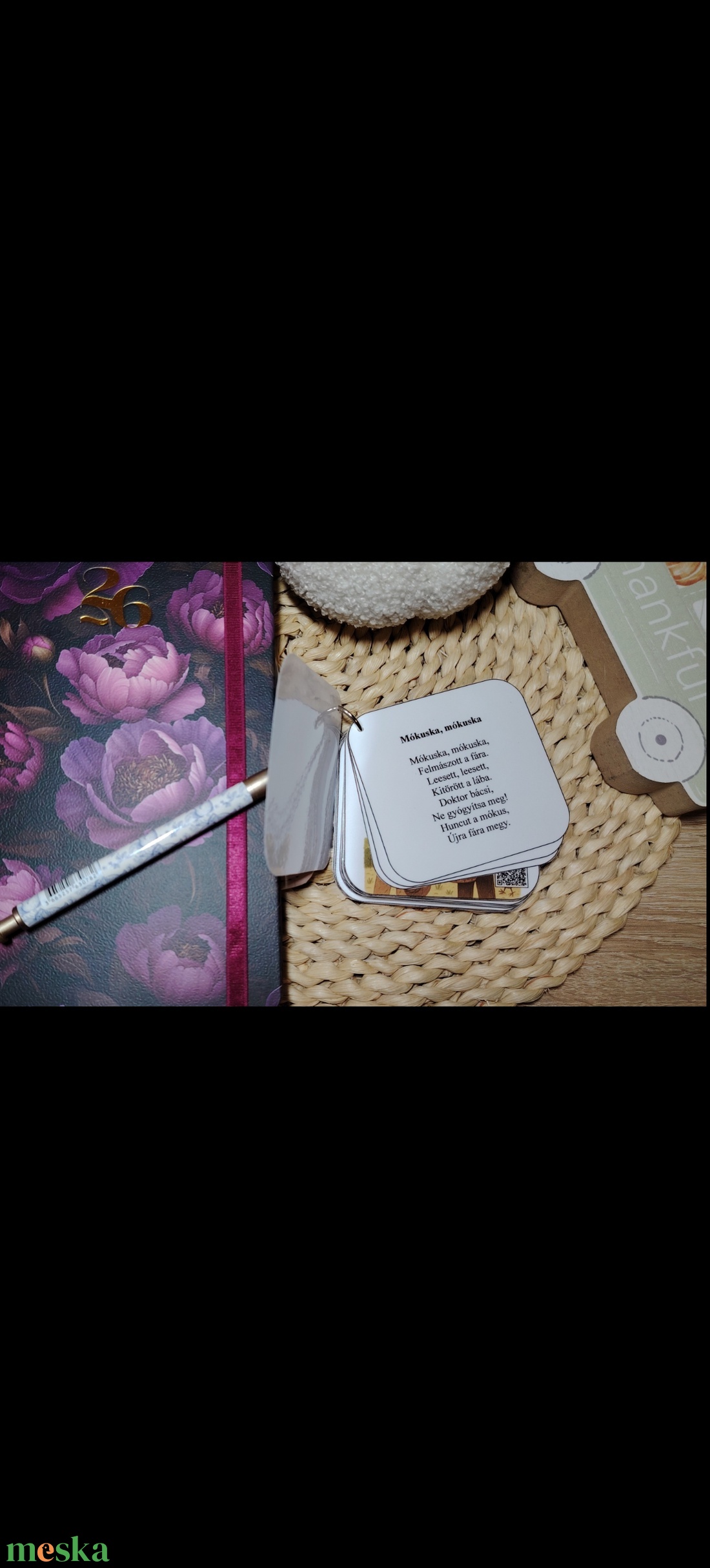 Hívóképes óvodai dalcsokor QR kóddal  - játék & sport - készségfejlesztő és logikai játék - oktató játékok - Meska.hu