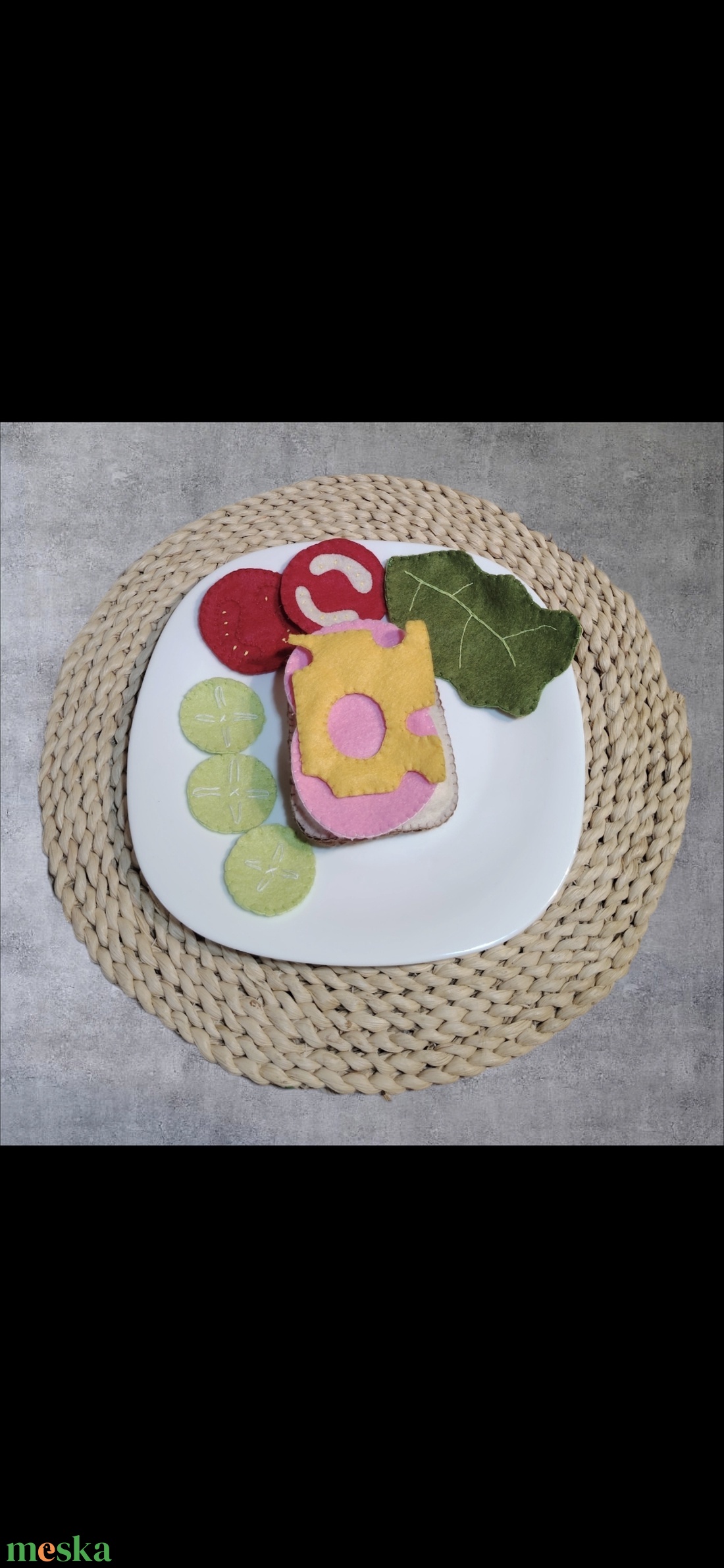 Filc reggeliző szett - játék & sport - gyerekkonyha - játék ételek - Meska.hu