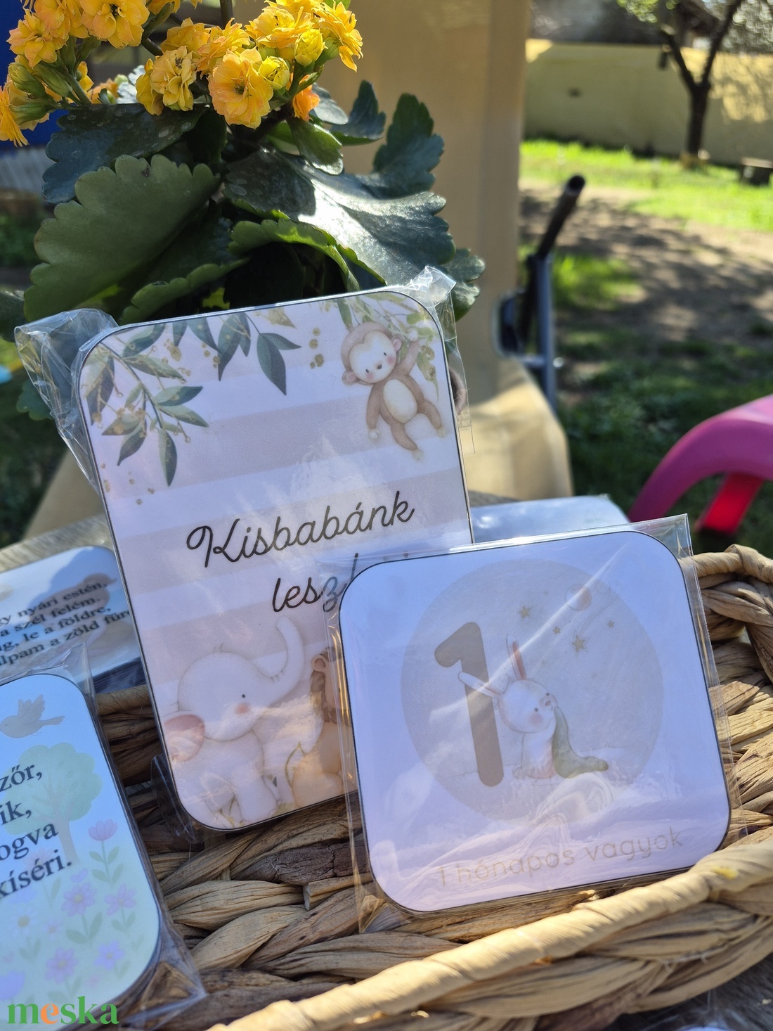 Babaváró box  - baba - mama - babalátogató ajándékcsomag - Meska.hu