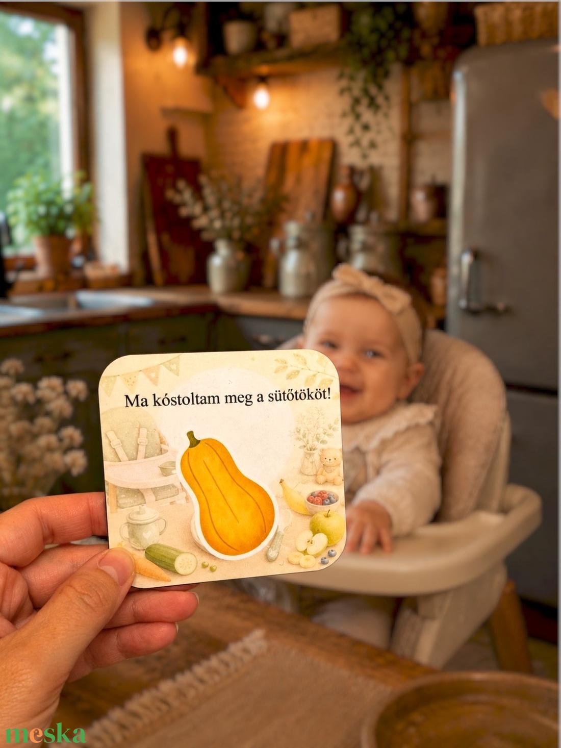Hozzátáplálás kártyacsomag  - baba - mama - babafotózás - baba mérföldkő kártyák - Meska.hu