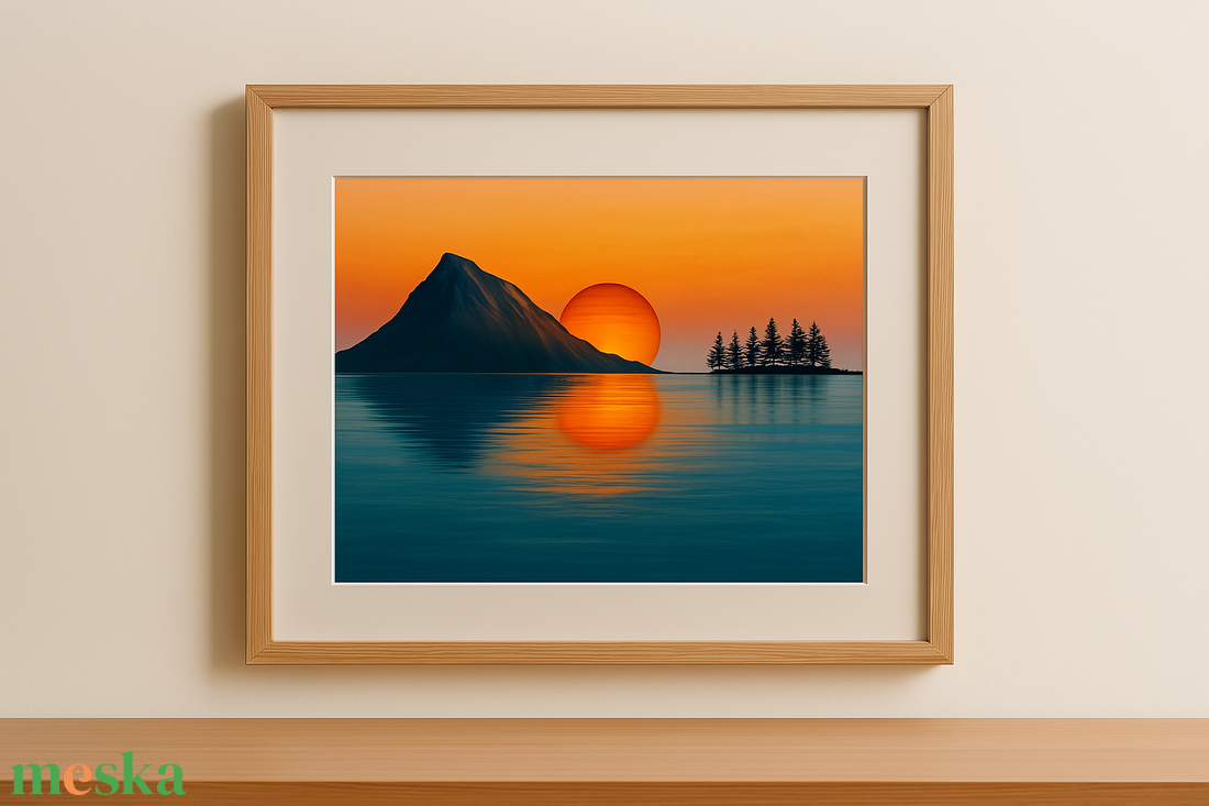 Naplemente a tónál - művészet - fotográfia - tájkép - Meska.hu Naplemente a tónál - művészet - fotográfia - tájkép - Meska.hu