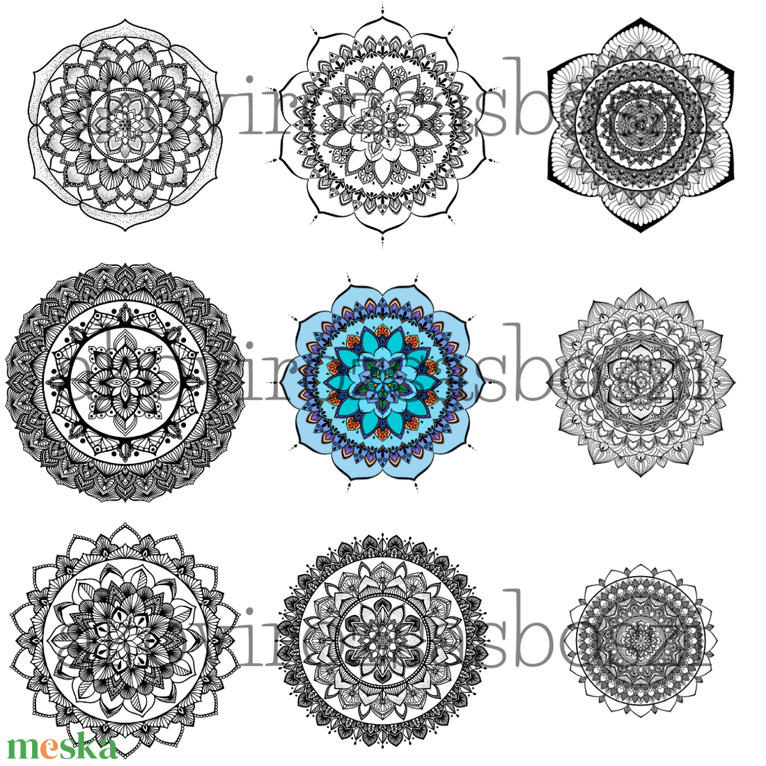 Mandala színező csomag, digitális színező - művészet - grafika & illusztráció - digitális - Meska.hu Mandala színező csomag, digitális színező - művészet - grafika & illusztráció - digitális - Meska.hu