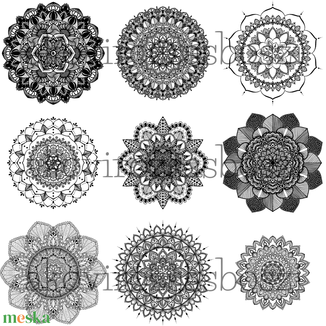 Mandala színező csomag, digitális színező - művészet - grafika & illusztráció - digitális - Meska.hu Mandala színező csomag, digitális színező - művészet - grafika & illusztráció - digitális - Meska.hu
