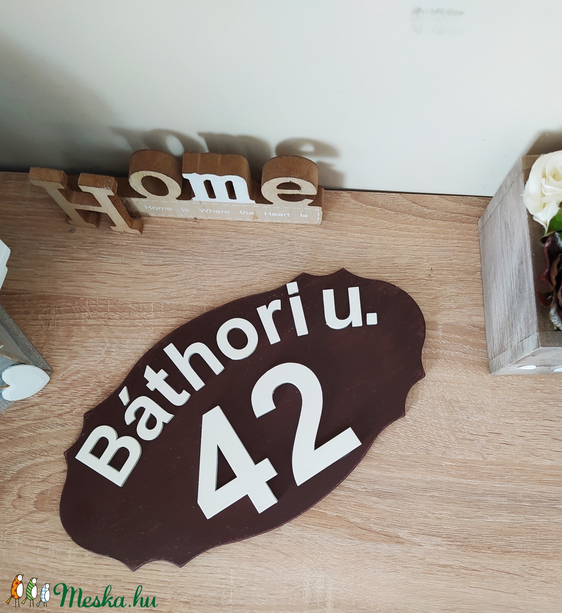 Utca tábla, házszám tábla - otthon & életmód - ház & kert - házszám - Meska.hu