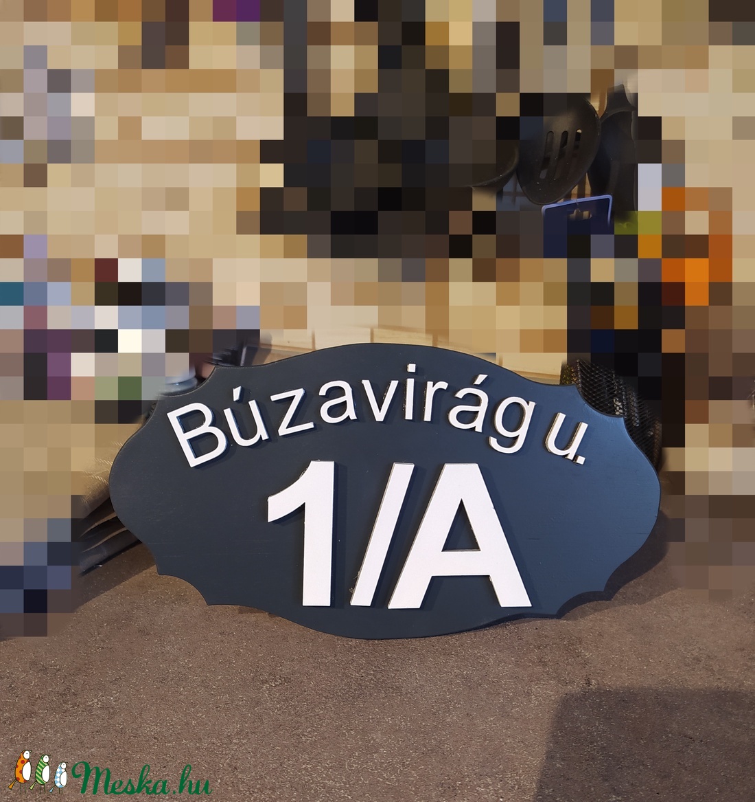 Utca tábla, házszám tábla antracit-fehér - otthon & életmód - ház & kert - házszám - Meska.hu Utca tábla, házszám tábla antracit-fehér - otthon & életmód - ház & kert - házszám - Meska.hu