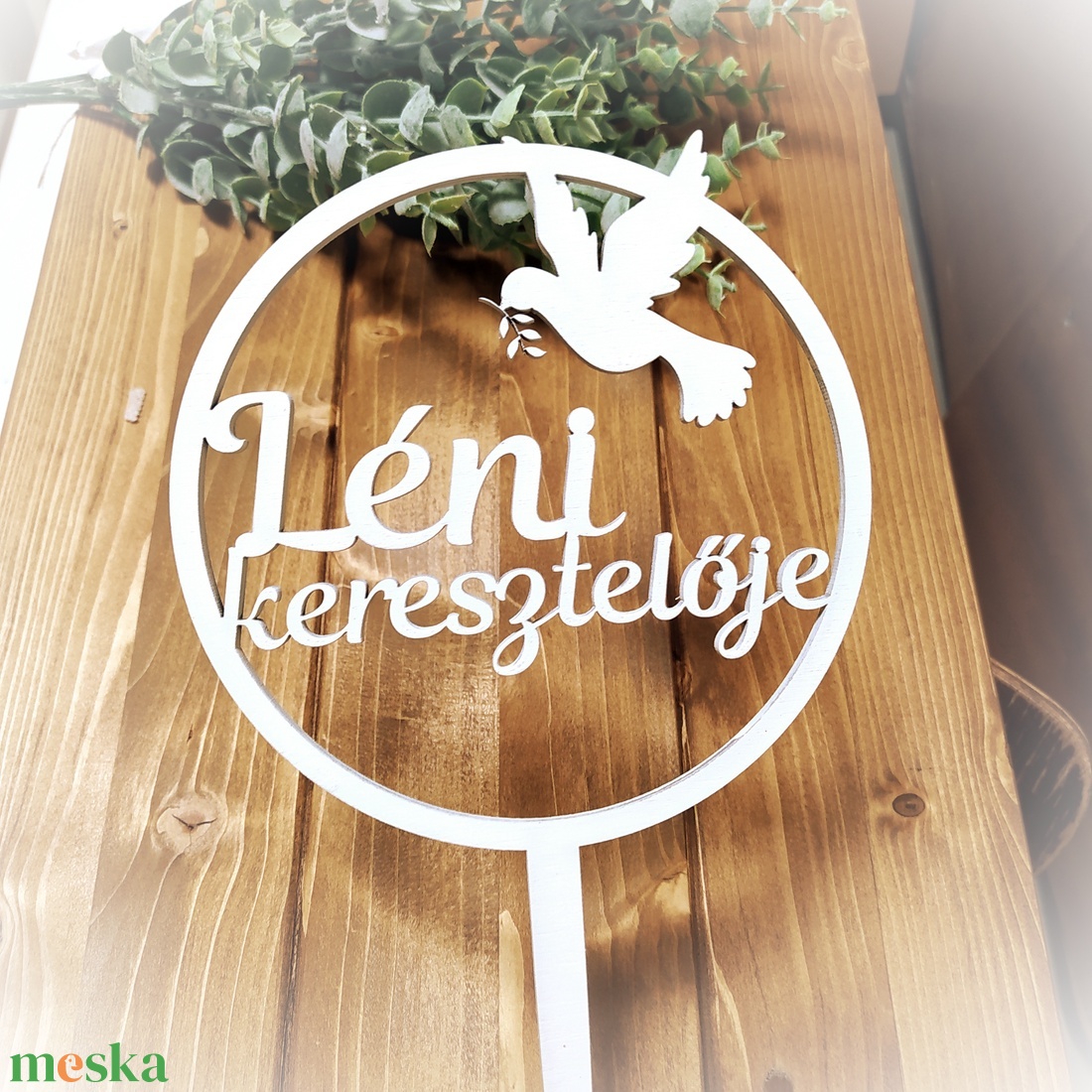 Egyedi tortadísz keresztelőre - otthon & életmód - konyhafelszerelés, tálalás - sütés, főzés - sütidísz - Meska.hu