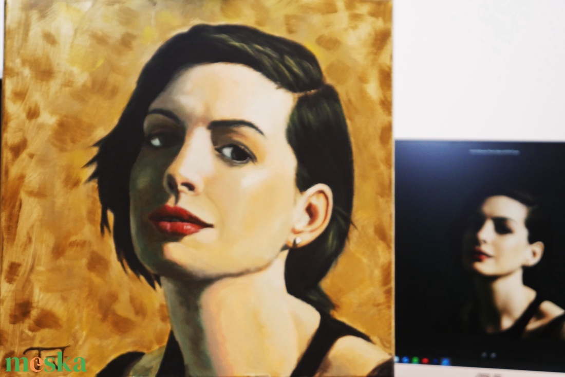 Anne Hathaway portré - művészet - portré & karikatúra - portré - Meska.hu Anne Hathaway portré - művészet - portré & karikatúra - portré - Meska.hu