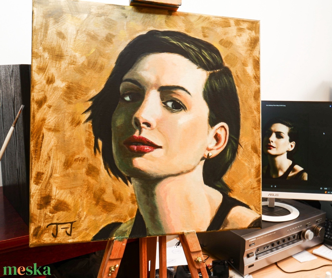 Anne Hathaway portré - művészet - portré & karikatúra - portré - Meska.hu Anne Hathaway portré - művészet - portré & karikatúra - portré - Meska.hu