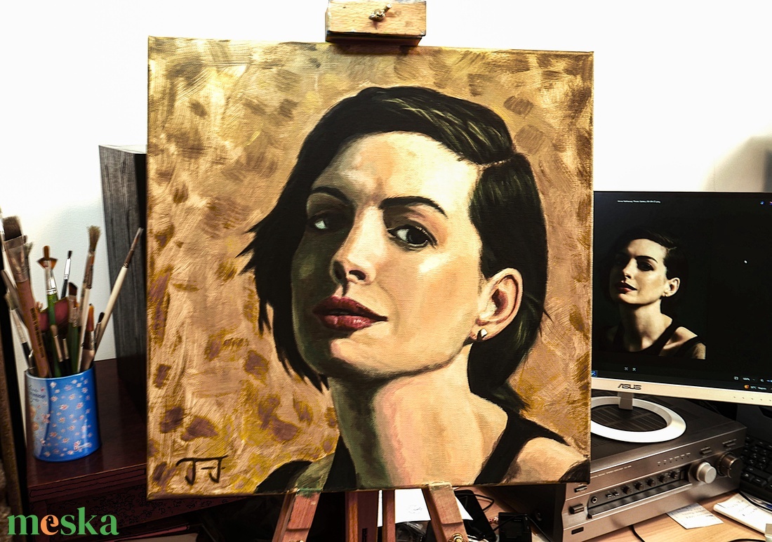 Anne Hathaway portré - művészet - portré & karikatúra - portré - Meska.hu Anne Hathaway portré - művészet - portré & karikatúra - portré - Meska.hu