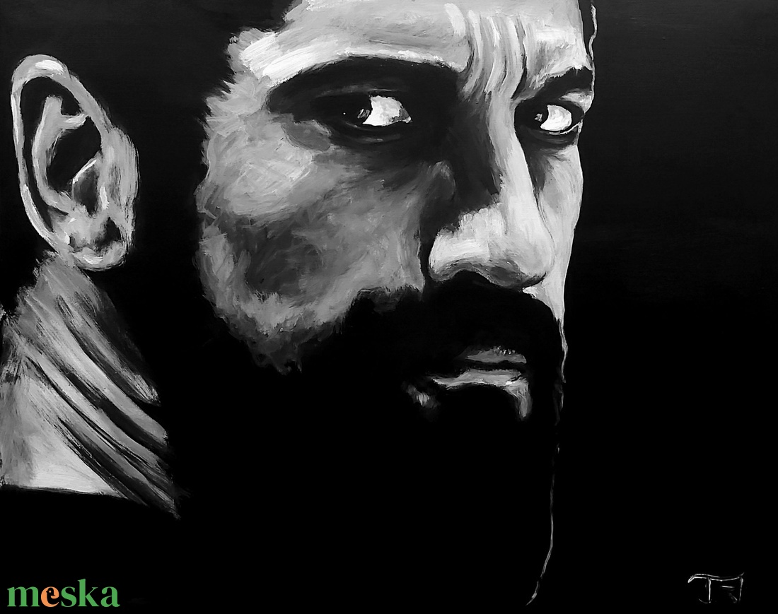 Gerard Butler portré. - művészet - portré & karikatúra - portré - Meska.hu