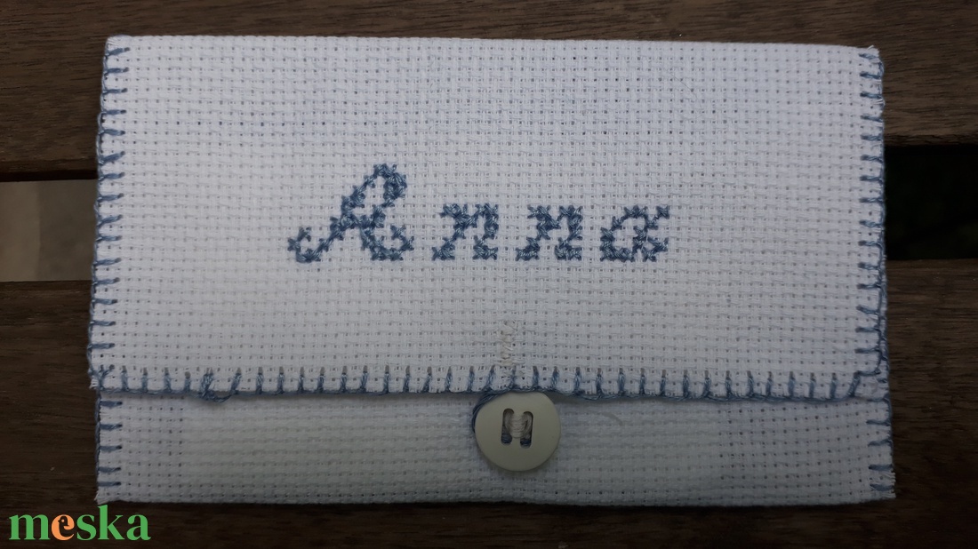 Monogramos zsebkendőtartó - táska & tok - pénztárca & más tok - zsebkendőtartó tok - Meska.hu
